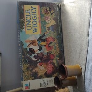 Vintage 1988 The Uncle Wiggily Board Game By Milton Bradley -No instructions